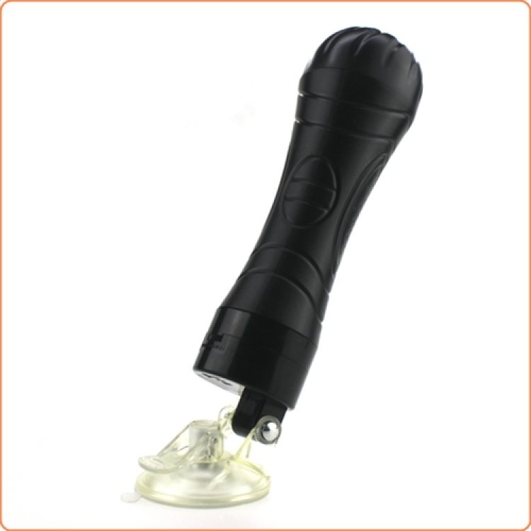 single hole male masturbator with suction cup oral