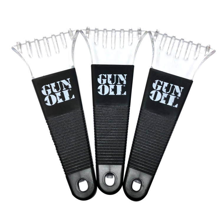 gun oil ice scraper black