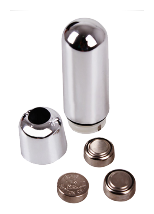 10 speed finger sized mini bullet vibrator silver