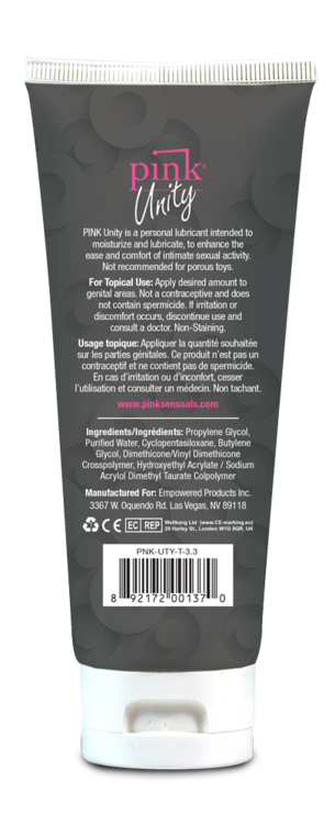 pink unity 3 3 oz tube