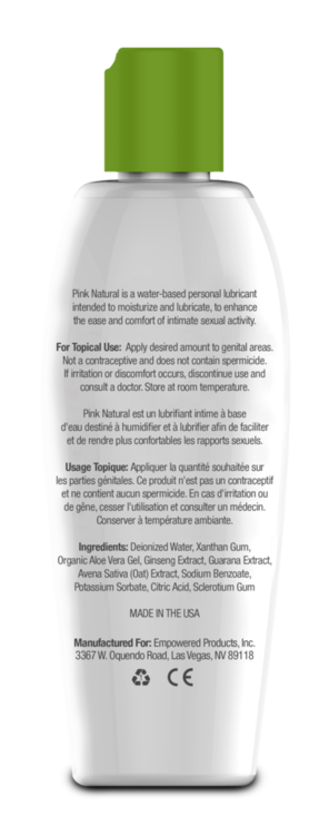 pink natural 4 7 oz bottle