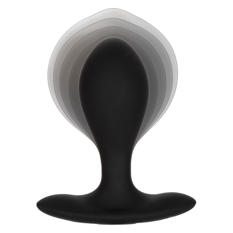 weighted silicone inflatable plug medium