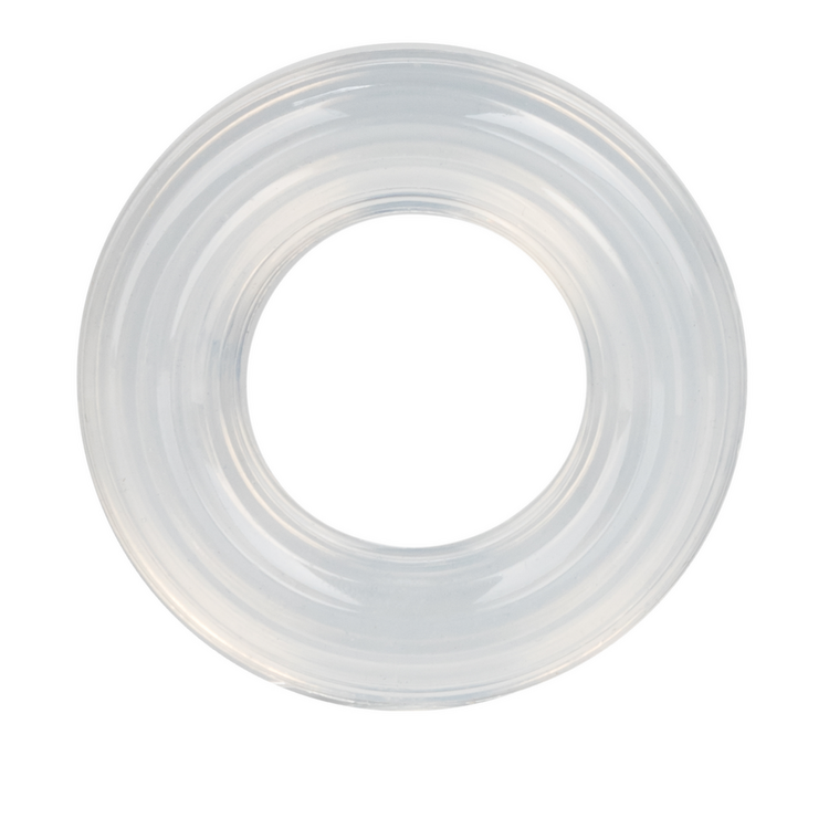 premium silicone cock ring xl clear