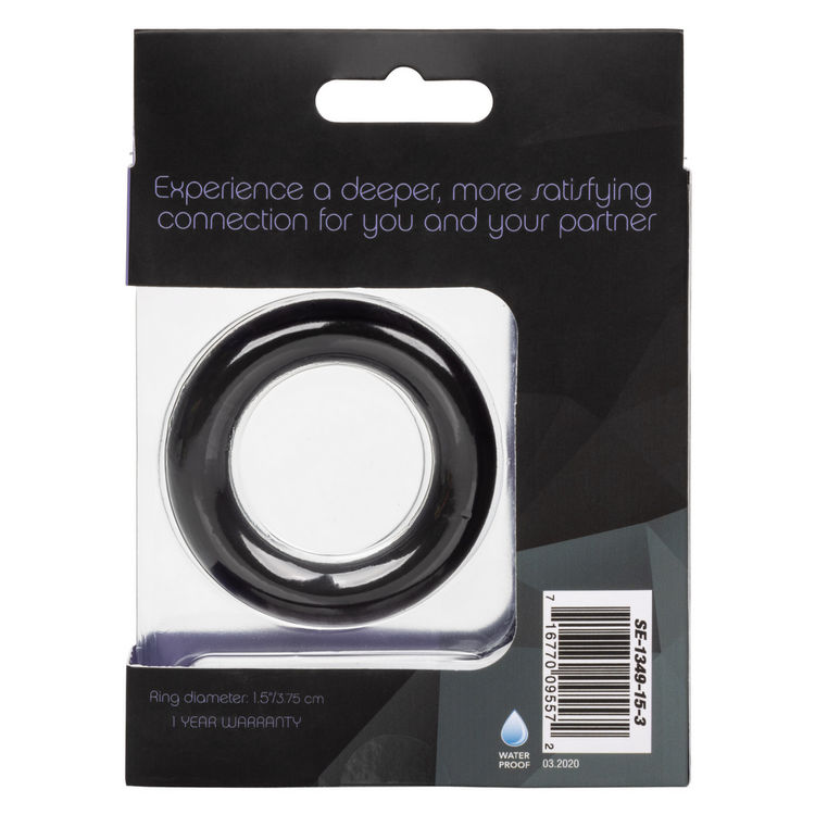 link up ultra soft verge cock ring black