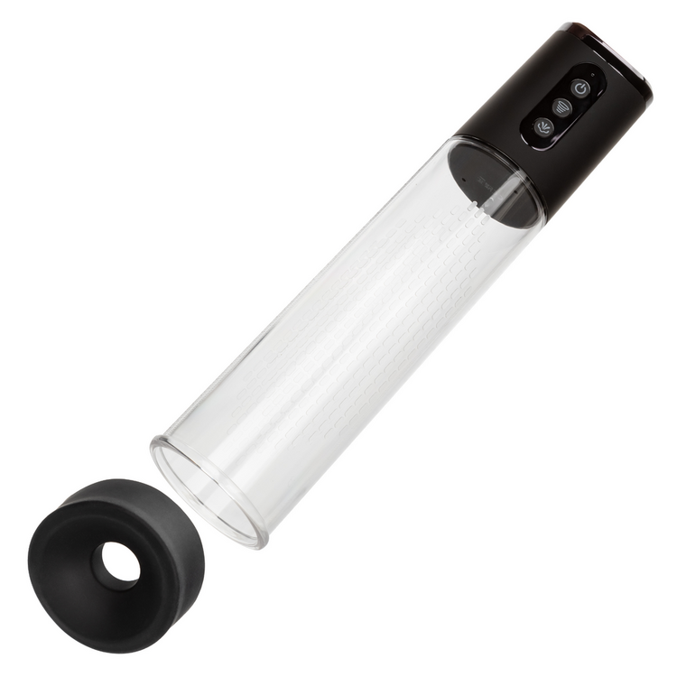 peak rechargeable penis pump black