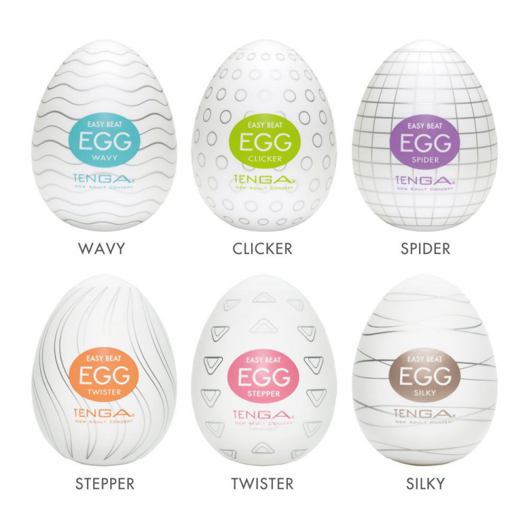 tenga masturbation eggs 6 pack easy beat