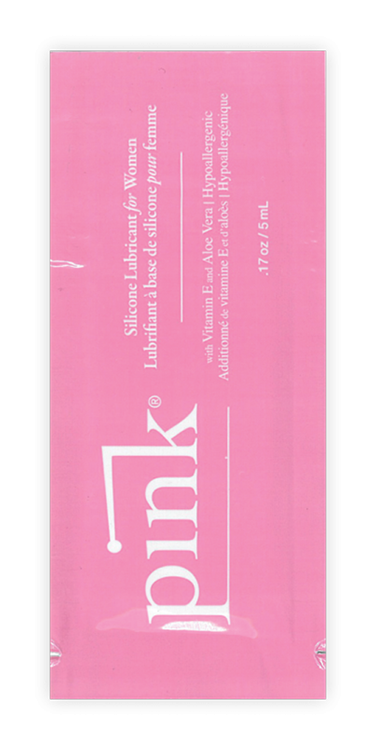 pink bulk single use packets silicone