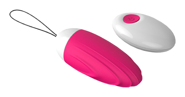 seductive 7 speed wireless vibrating egg rose red
