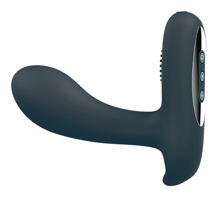 wireless heating prostate vibrator black