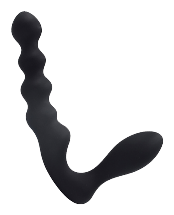 7 inch silicone prostate pleaser black