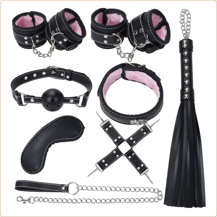 intriguing bondage kit black