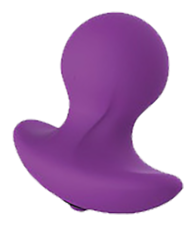 throbbing 10 speed anal plug purple