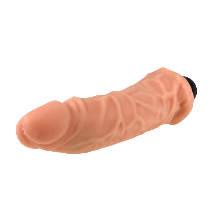 realistic dildo with vibration 77 inch flesh color