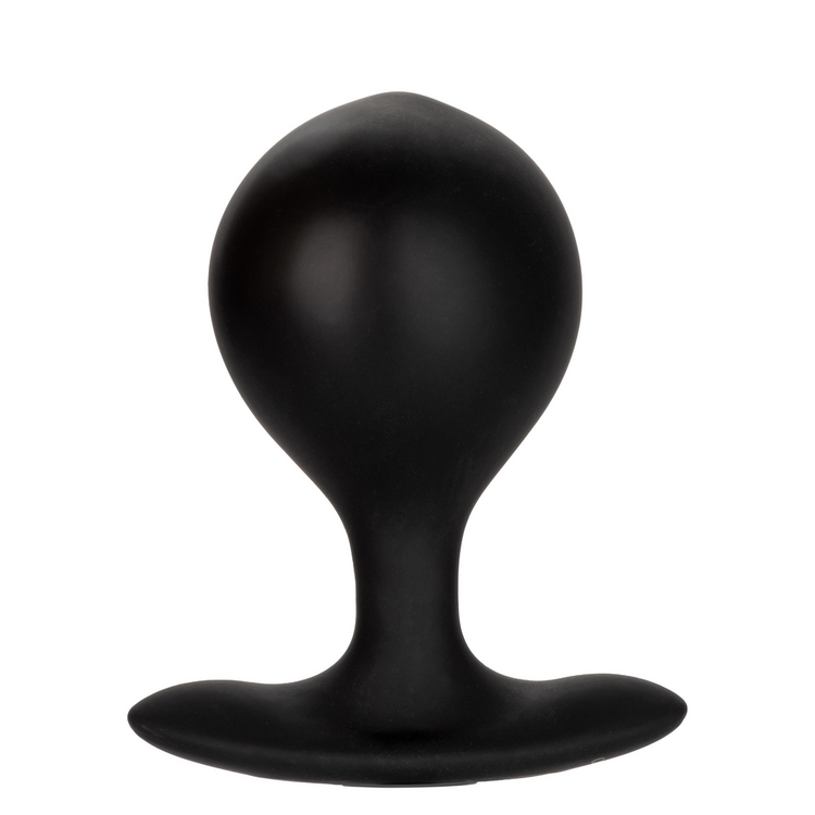 weighted silicone inflatable plug medium