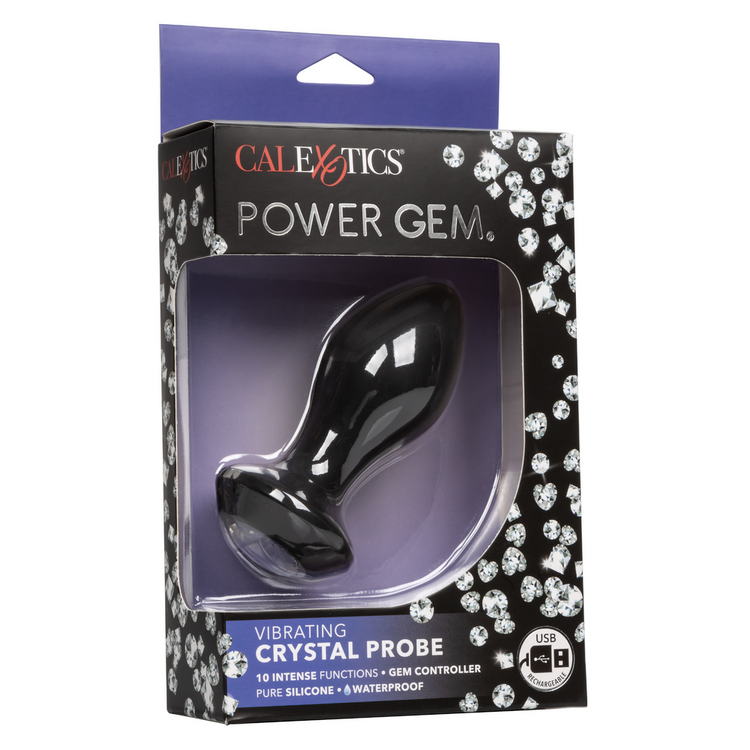 power gem vibrating crystal probe black