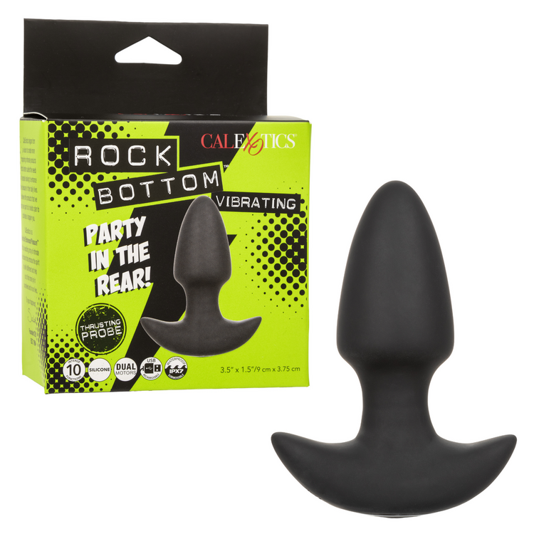 rock bottom vibrating thrusting probe black