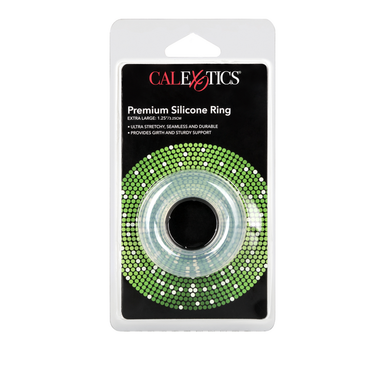 premium silicone cock ring xl clear