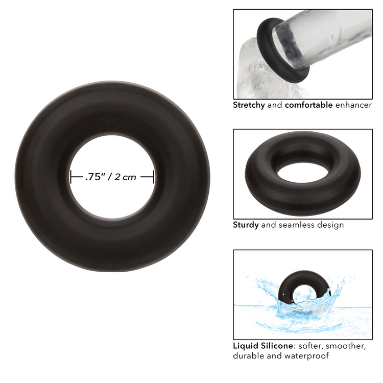 alpha liquid silicone prolong cock ring medium