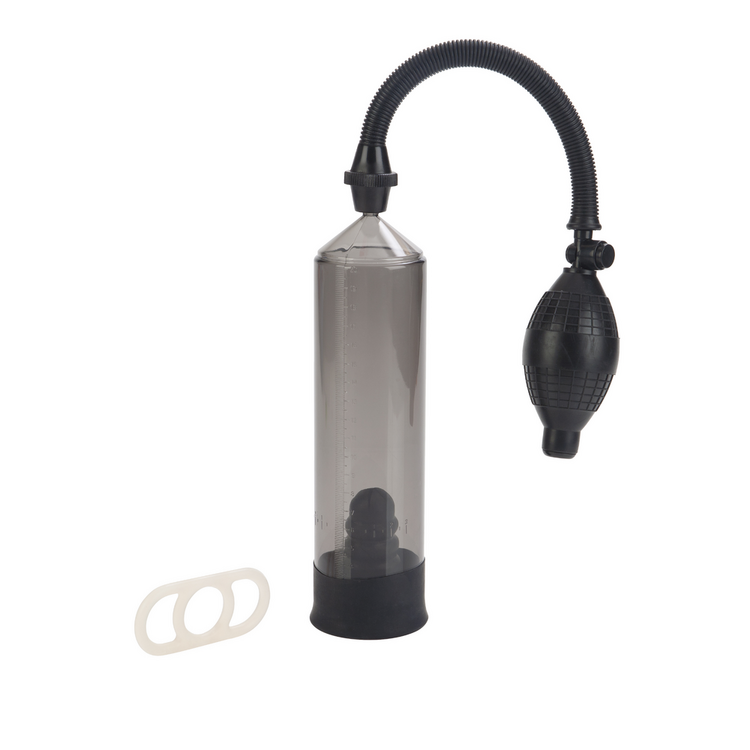 optimum series precision pump with erection enhancer clear black
