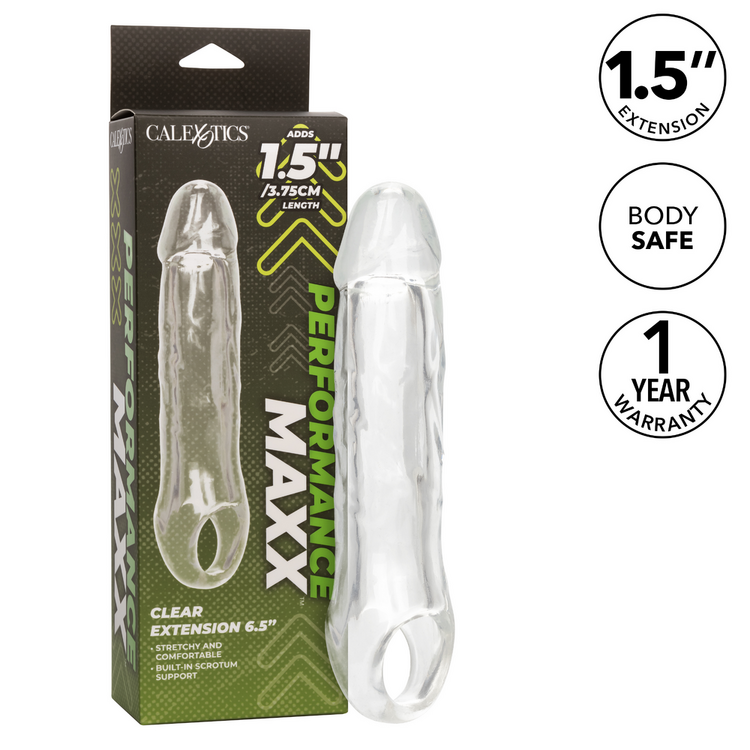 performance maxx penis extension 65 clear