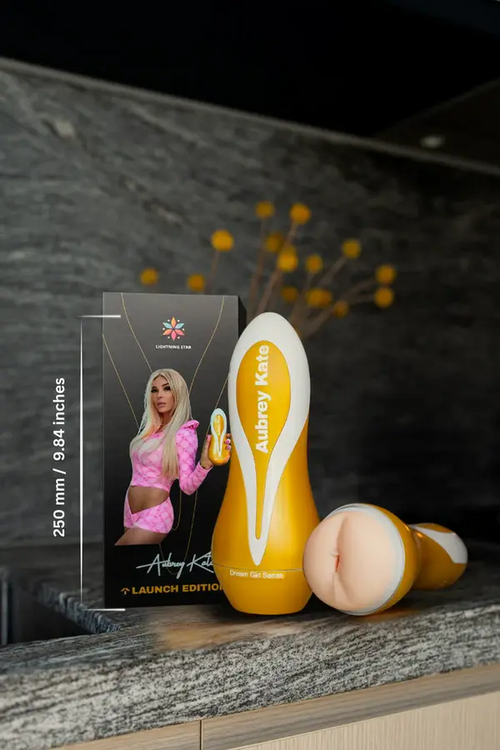 aubrey kate signature dildo flesh