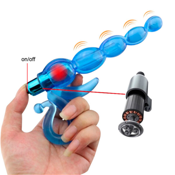Vibrating Jelly Anal Beads - Image 3