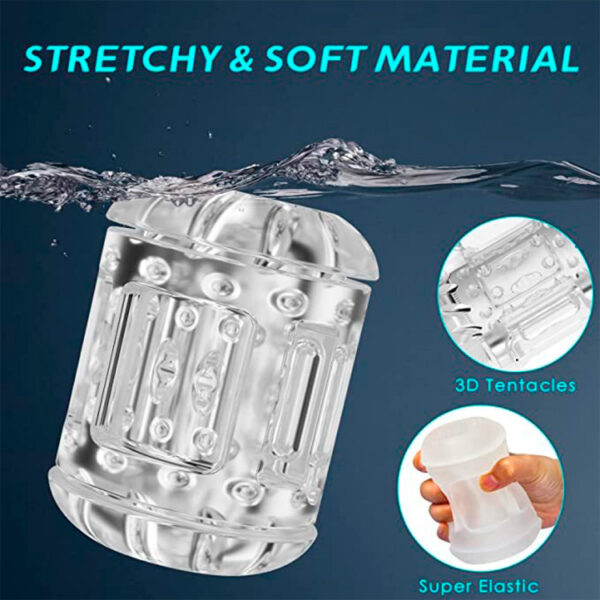 Vibrating Dual Open-Ended Male Stroker - Image 3