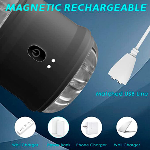 Vibrating Dual Open-Ended Male Stroker - Image 5