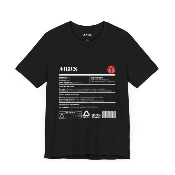 Aries Ingredients Horoscope Tee - Image 3