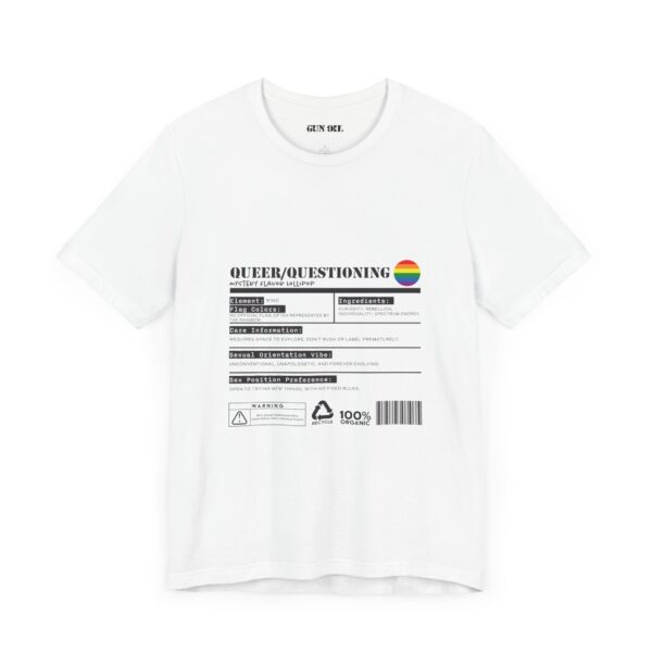 Queer/Questioning Ingredients T-Shirt - Image 7