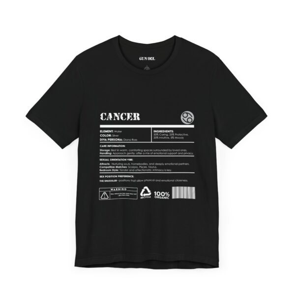 Cancer Ingredients Horoscope Tee - Image 3