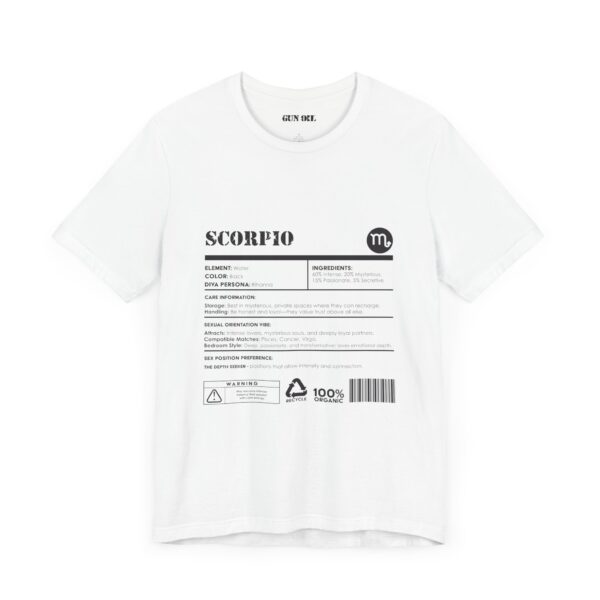 Scorpio Ingredients Horoscope Tee - Image 7