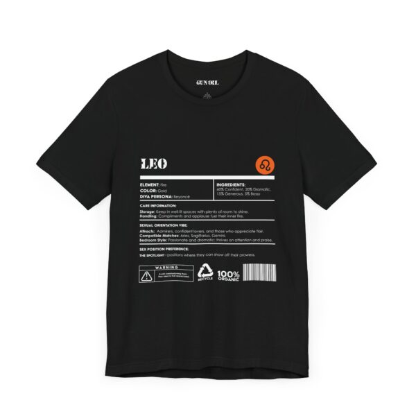 Leo Ingredients  Horoscope Tee - Image 3