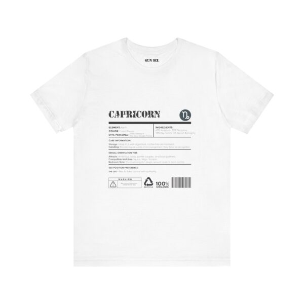 Capricorn Ingredients Horoscope Tee - Image 5