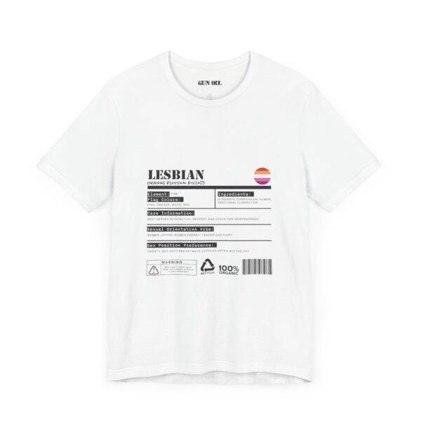 Lesbian Ingredients T-Shirt - Image 7