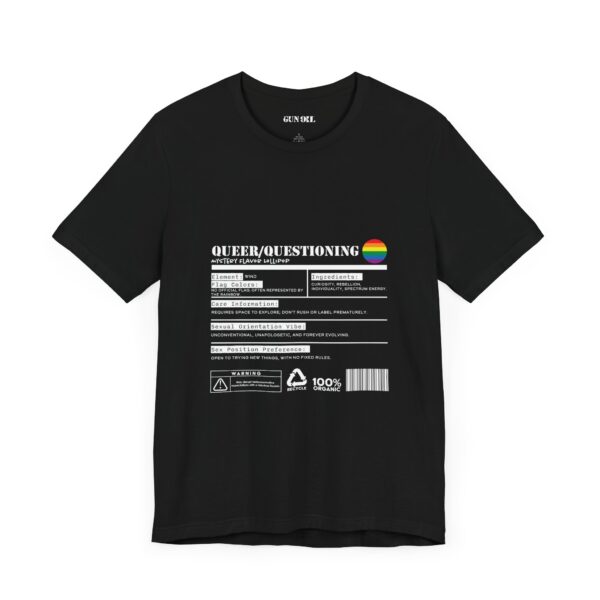 Queer/Questioning Ingredients T-Shirt - Image 3
