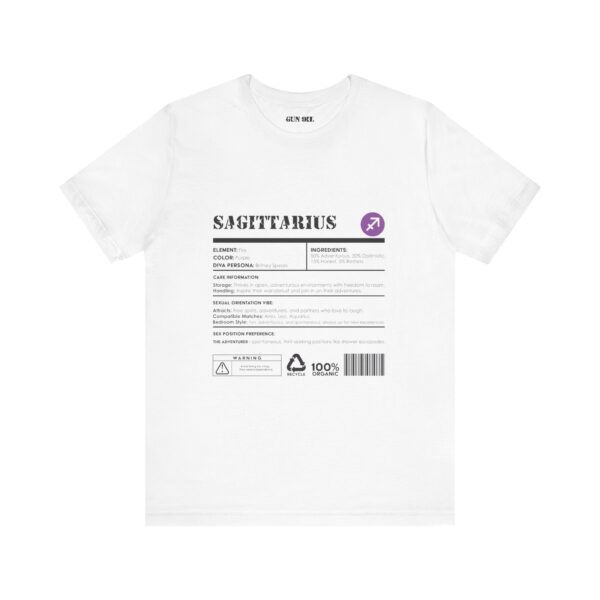 Sagittarius Ingredients Horoscope Tee - Image 5