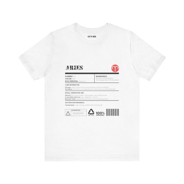 Aries Ingredients Horoscope Tee - Image 5