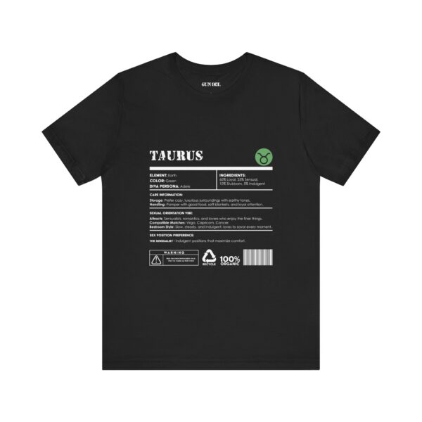 Taurus Ingredients  Horoscope Tee