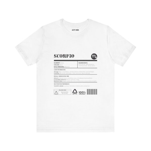 Scorpio Ingredients Horoscope Tee - Image 5