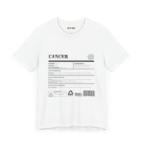 Cancer Ingredients Horoscope Tee - Image 7