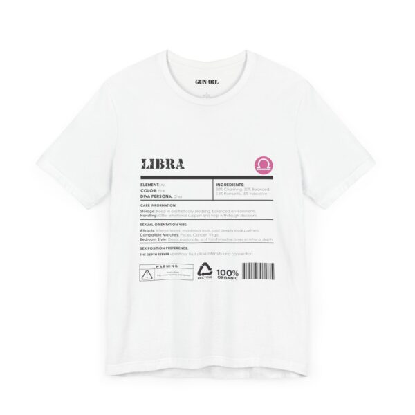 Libra Ingredients Horoscope Tee - Image 3