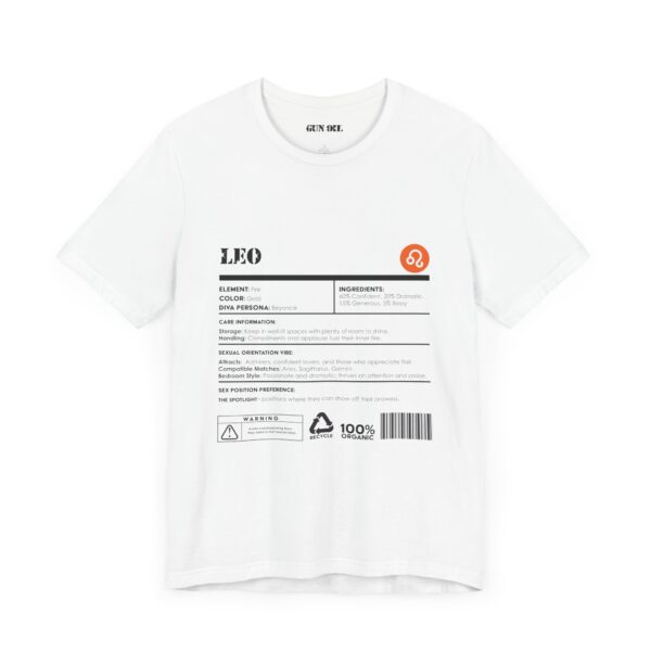 Leo Ingredients  Horoscope Tee - Image 7