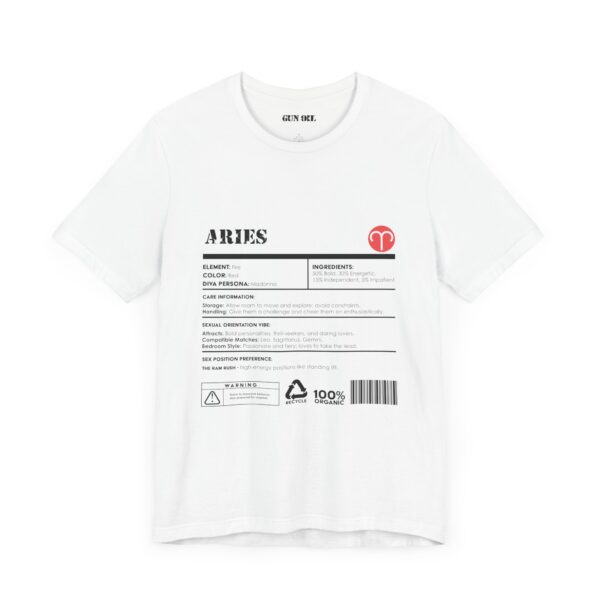 Aries Ingredients Horoscope Tee - Image 7